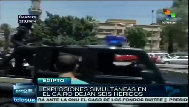 Explosiones simultáneas en el metro de El Cairo; hay 6 heridos