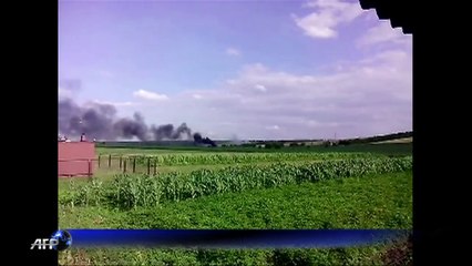 A Sloviansk, un hélicoptère abattu