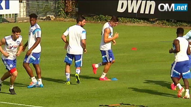 Le premier entraînement de Romain Alessandrini