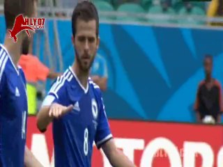 هدف البوسنة والهرسك الثاني في ايران مقابل 0 كأس العالم برازيل 2014