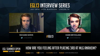EGL13 Interview Series - TCM MarkyB