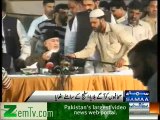 Dr.Tahir-ul-Qadri in Angry Mood Before Press Conference - Must Watch