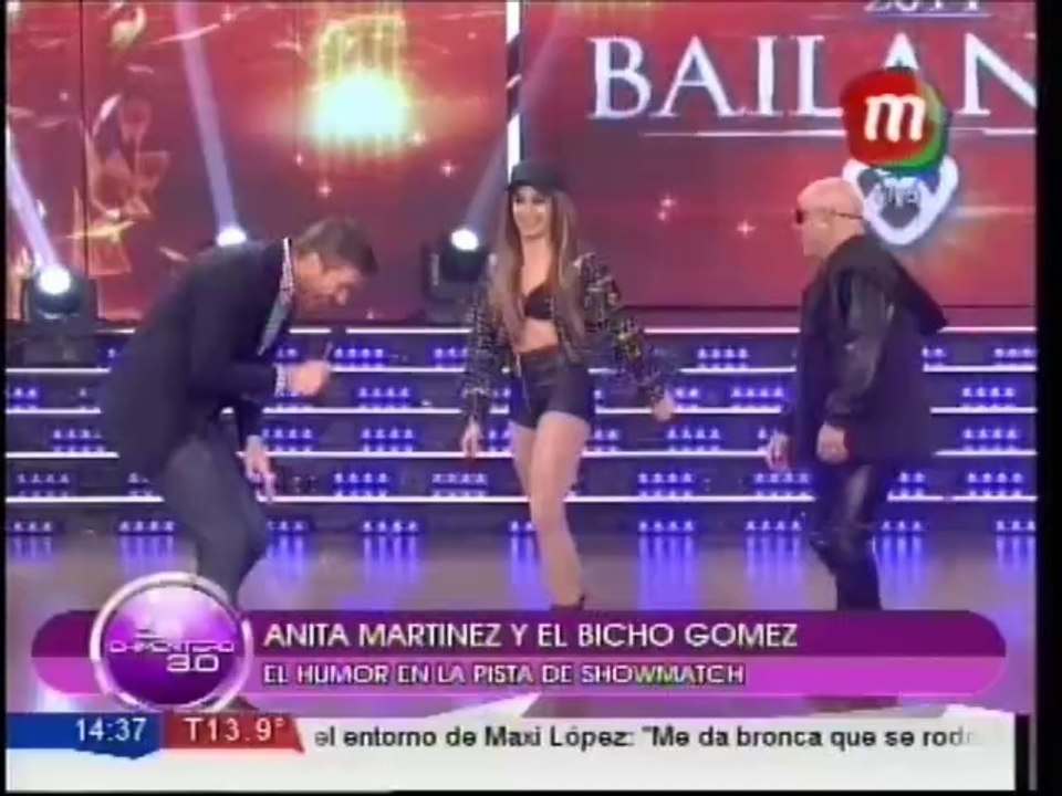 Anita Martínez y el Bicho Gómez se lucieron en la pista de Showmatch