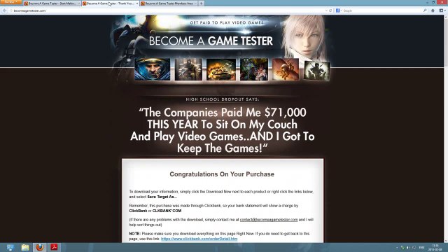 Become A Game Tester Review Inside Look and Members Area