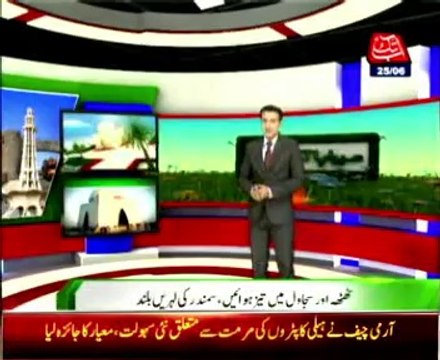 Thatta and Sajawal strong winds, high waves of the sea