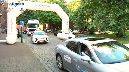 Bijzondere autos starten Hansa Green Tour in Stad - RTV Noord