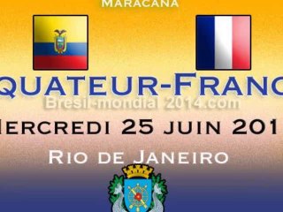 Allez les bleus France Equateur