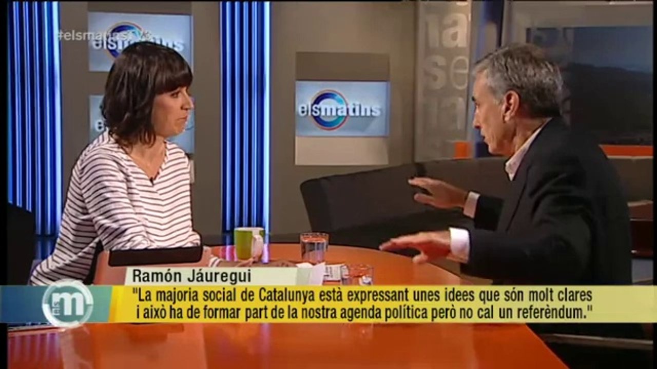 TV3 - Els Matins - Jáuregui: "No hi ha camí pel sobiranisme. Només hi ha la via del federalisme"