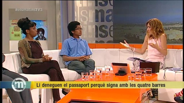 TV3 - Els Matins - Li deneguen el passaport perquè signa amb quatre barres