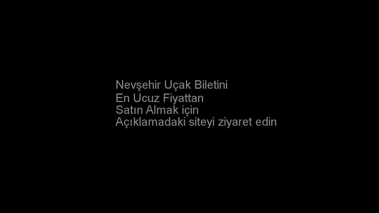THY Nevşehir Uçak Bileti