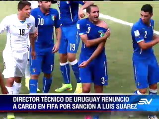 Tabárez renuncia a cargo en la FIFA por la sanción a Suárez
