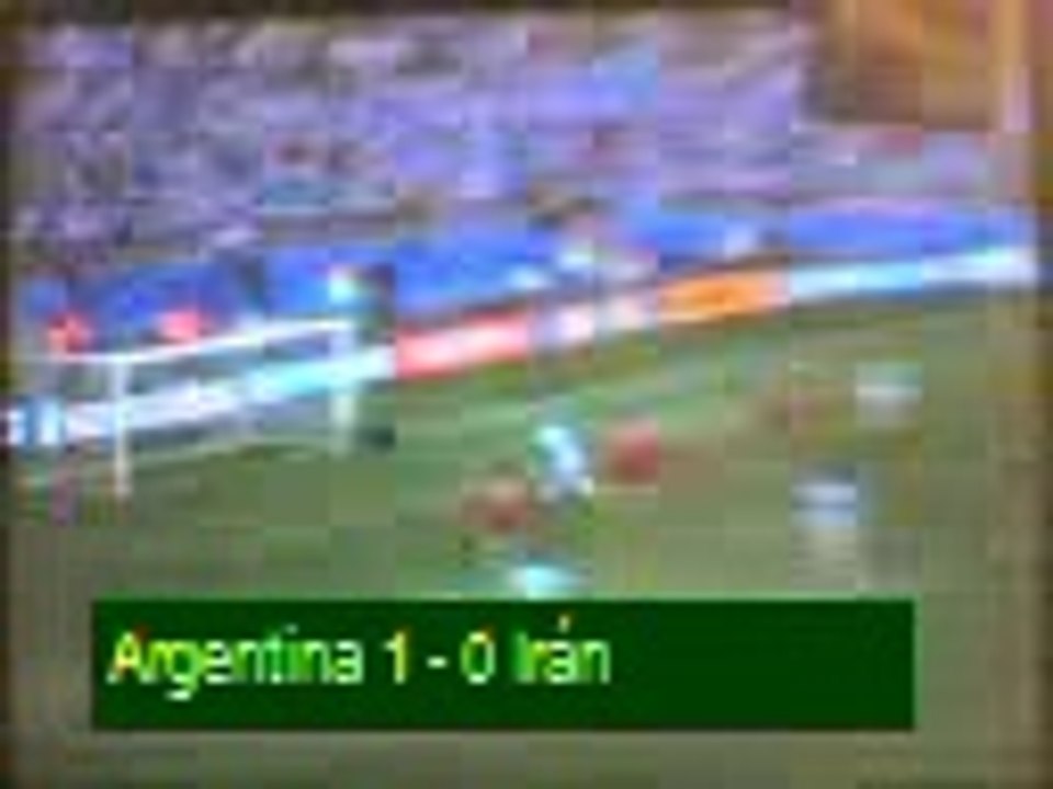 Mundial_2014: Argentina 1 - 0 Irán, Junio 21/2014