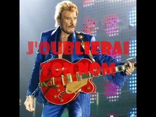 JOHNNY HALLYDAY - J'OUBLIERAI TON NOM (Lyrics / Paroles)
