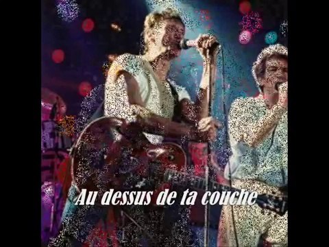 JOHNNY HALLYDAY - JE TE PROMETS (Lyrics / Paroles)