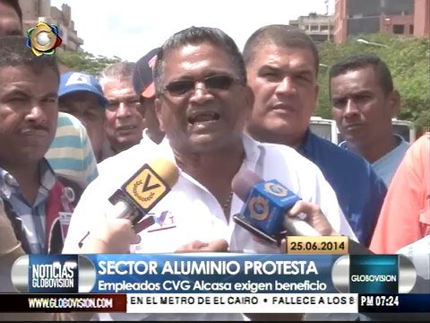 Trabajadores de CVG Alcasa exigieron ajuste salarial