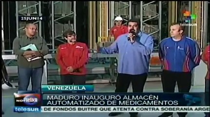 Maduro inauguró almacén automatizado de medicamentos