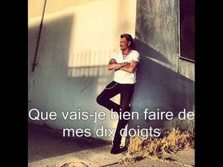 JOHNNY HALLYDAY - L'ATTENTE (Lyrics / Paroles)
