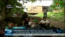 En aumento, niños que cruzan solos la frontera mexicana