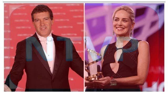 ¿Antonio Banderas y Sharon Stone en coqueteos?