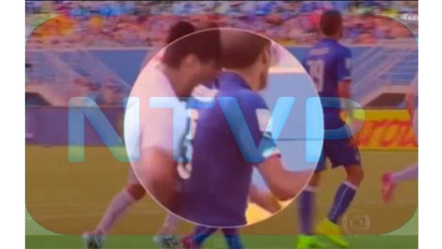 Caso Luis Suárez: TV brasileña mostró otro ángulo de la mordida