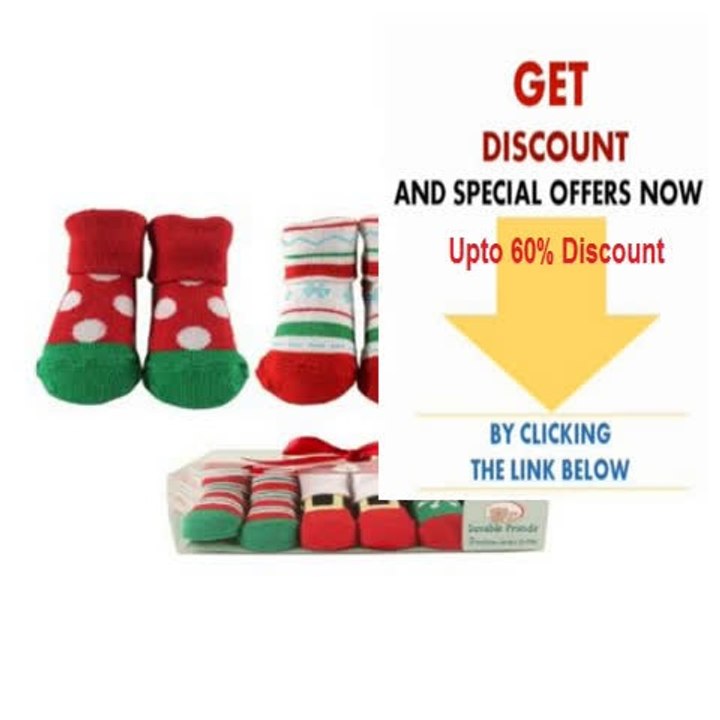 Cheap Deals Luvable Friends 3 pack Holiday Socks Gift Set, 0-9 Months Review