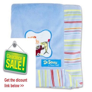 Cheap Deals Trend Lab Dr. Seuss Stripe Frame Receiving Blanket, One Fish Two Fish Review