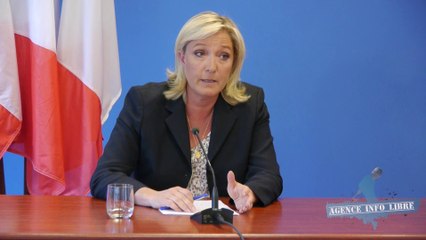 Interrogée sur la Ligue de Défense Juive, déstabilisée, Marine le Pen esquive la question