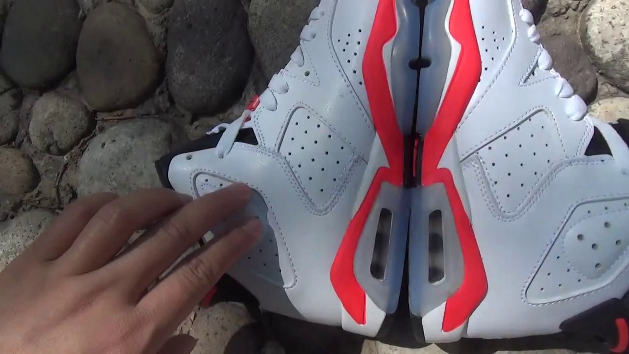 Air Jordan 6 (VI)– White/Infared/Black Women Sneaker (Perfect)Review
