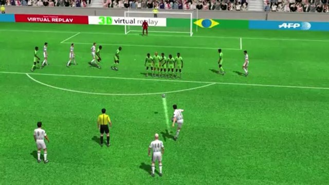 Messi'den harika frikik golü