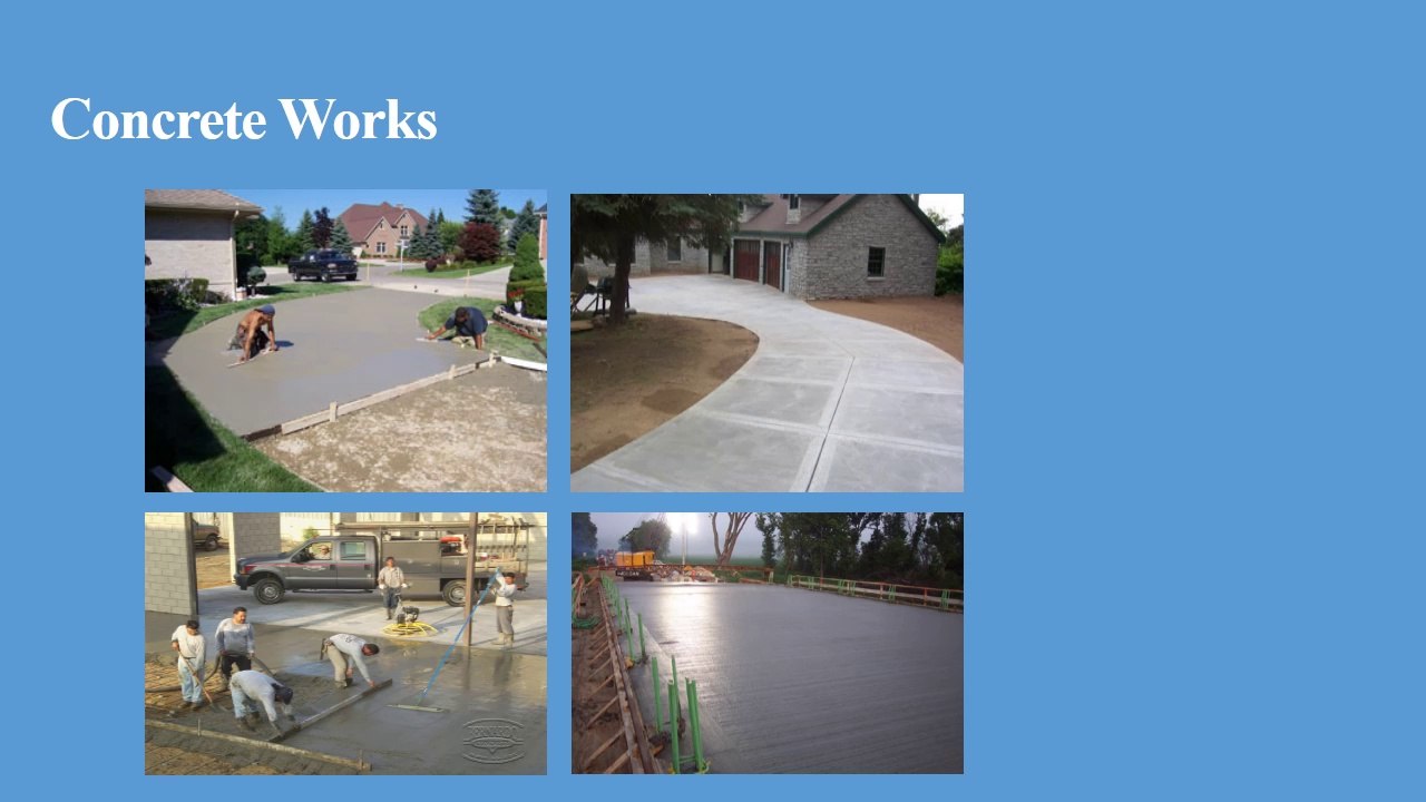 Services of Concrete Contractors