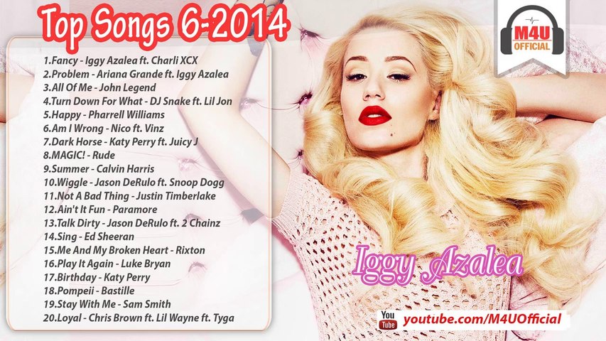 Top 20 Singles June  2014 - BillBoard Charts Hot 100