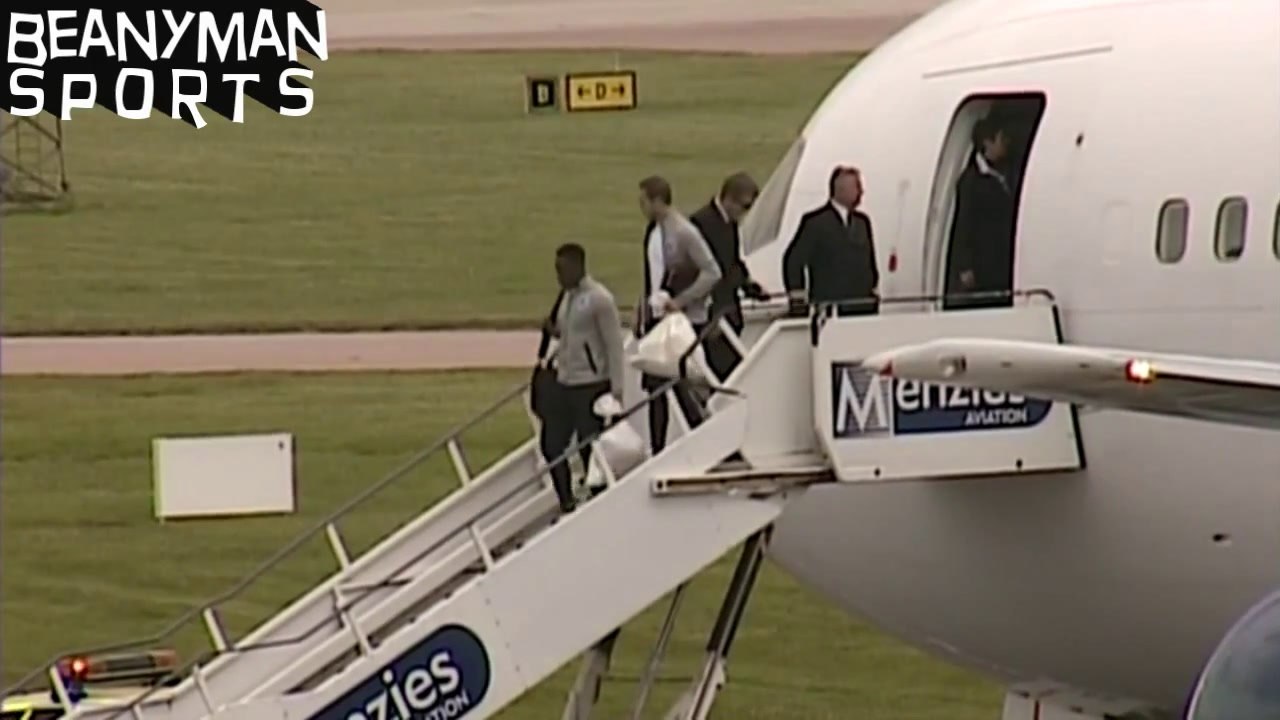 World Cup 2014 - England Team Arrive Back In The UK With No Fans Or Fanfare To Greet Them