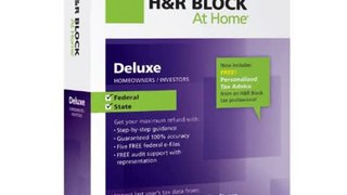 Discount Sales H&R Block At Home 2012 Deluxe + State Review