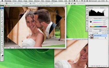 Mariage de deux images sous Photoshop