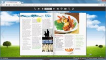 PDF Magazine Publisher - transform static PDF magazine into more engaging page flipping edition