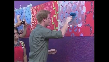 El Principe Enrique de Inglaterra visita Brasil