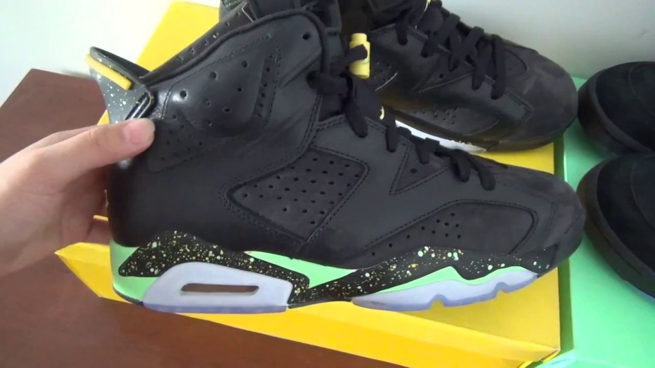Newest Sample ! Nike Jordan Brazil Pack-5s and 6s Close Look Review+ Free Shipping
