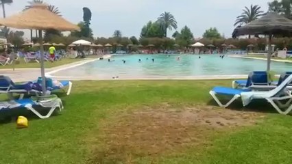St Johns Prep and Senior School Malaga Trip - By The Pool