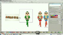 Blender   Inkscape   GIMP = Practicando Dibujo Caricatura Chinitos En El Hangout Nocturno Con Linux Fedora
