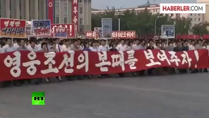 Kuzey Kore, Savaşın 64. Yıldönümünü Milyonlarca Kişiyle Kutladı