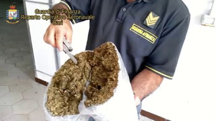 Torre Chianca (BA) - Sequestrati 675 chili di marijuana (25.06.14)