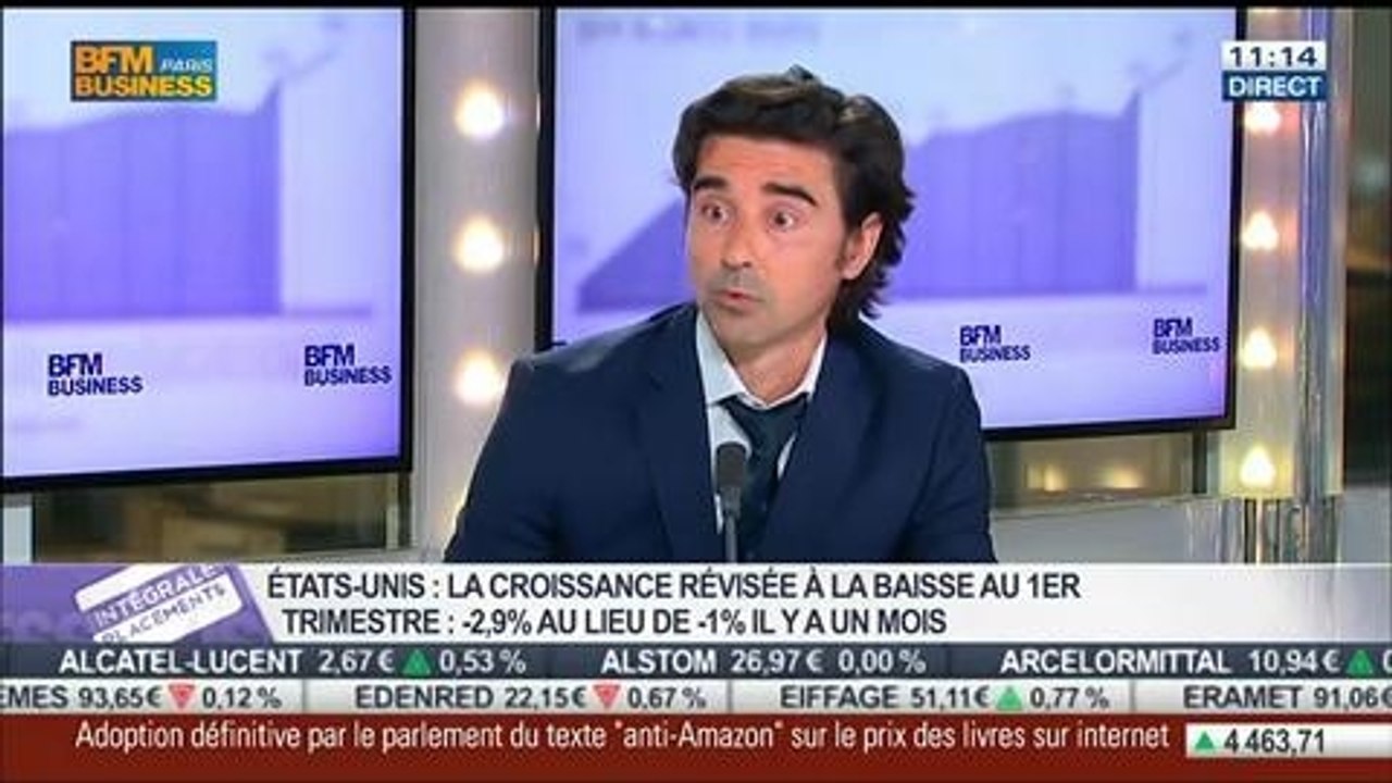 Les marchés aux Etats-Unis résistent malgré la recession de la croissance économique: Jean Borjeix VS Thierry Sarles, dans Intégrale Placements – 26/06 1/2