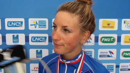 Chpt France - Futuroscope - Pauline Ferrand-Prévot championne de France du chrono individuel