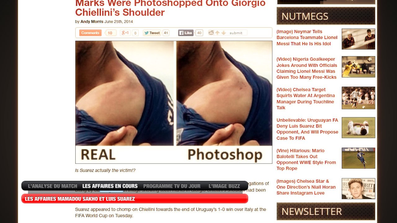 Lavezzi se moque de son coach, Suarez victime de Photoshop... Le journal du Mondial !