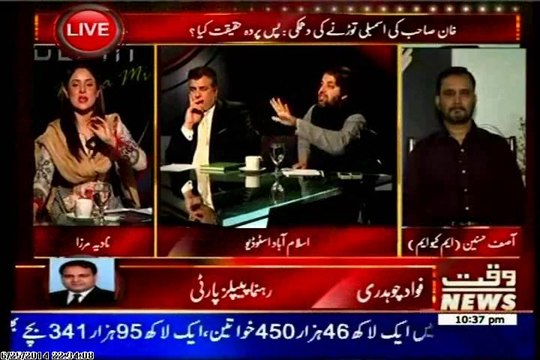 Waqt News Indepth Nadia Mirza with MQM Asif Hasnain (25 JUNE 2014)
