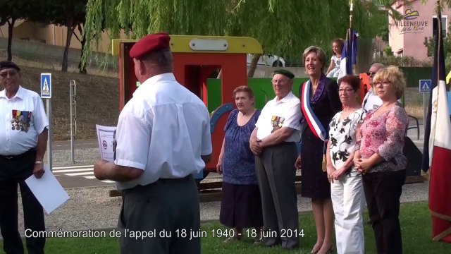 Commemoration de l'appel du 18 juin 1940