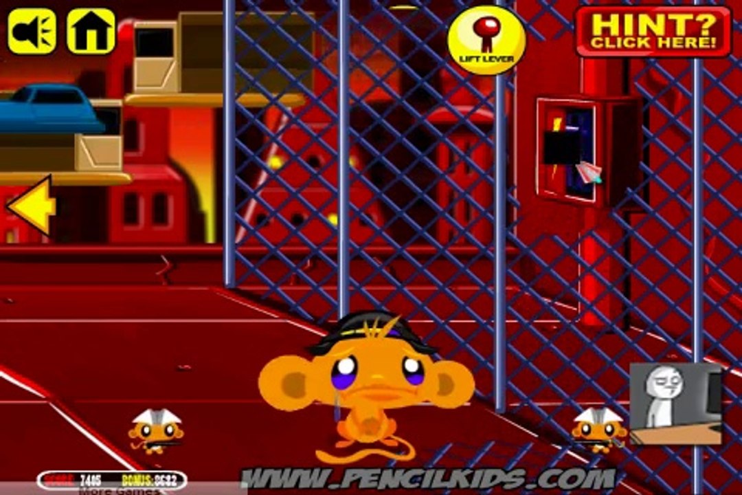 Monkey GO Happy Sci-fi Walkthrough