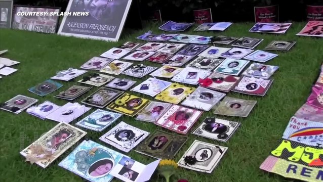 TRIBUTE To Michael Jackson At His Cemetery - 5th Death Anniversary