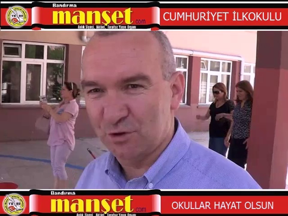 Bandırma Cumhuriyet İlköğretim'de ''Okullar Hayat Olsun'' projesi