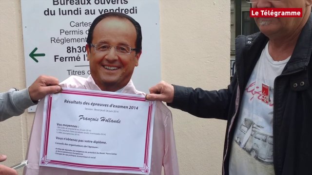 Brest. Une centaine de personnes contre Hollande et son plan d'austérité